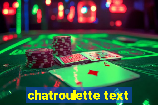 chatroulette text